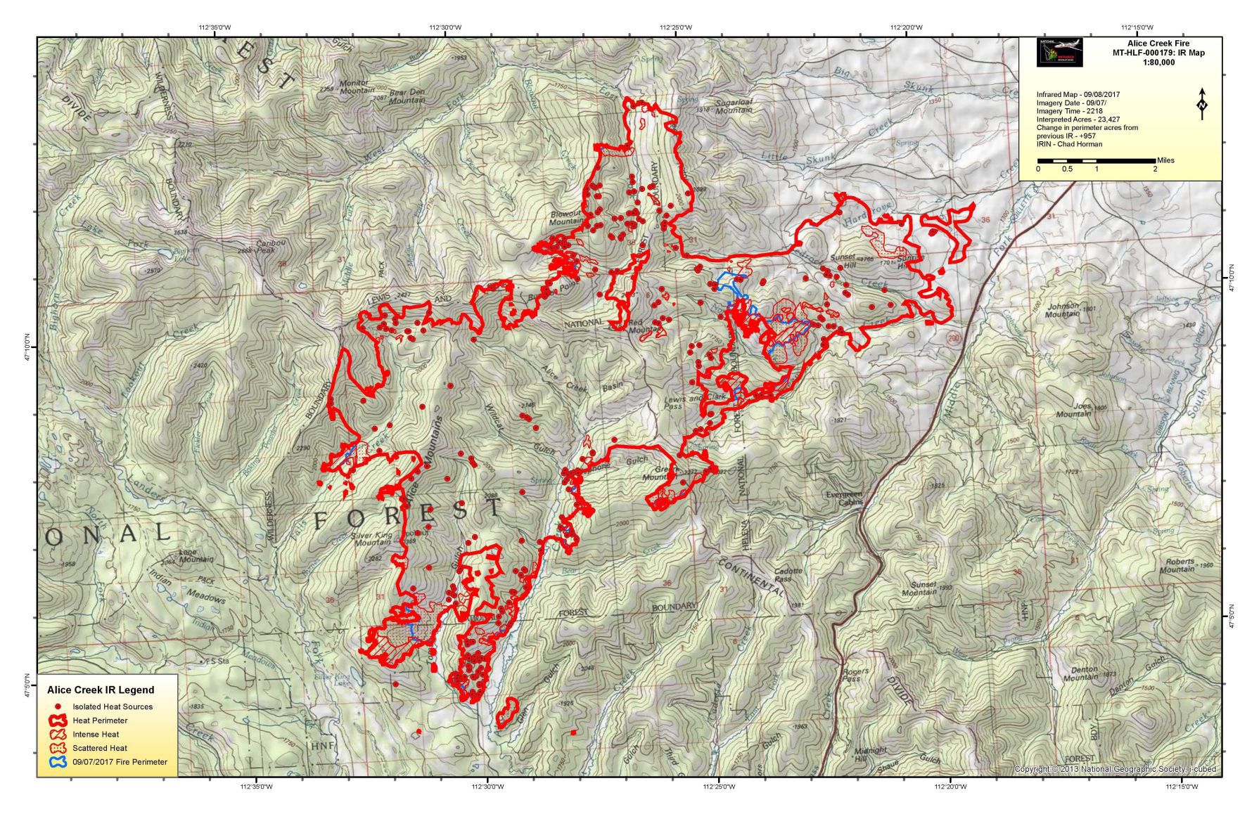 Alice Creek Map